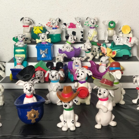 Disney 101 Dalmatians Dog Toy Figures McDonalds Mixed Lot of 76 Vintage 1990s - Picture 5 of 11